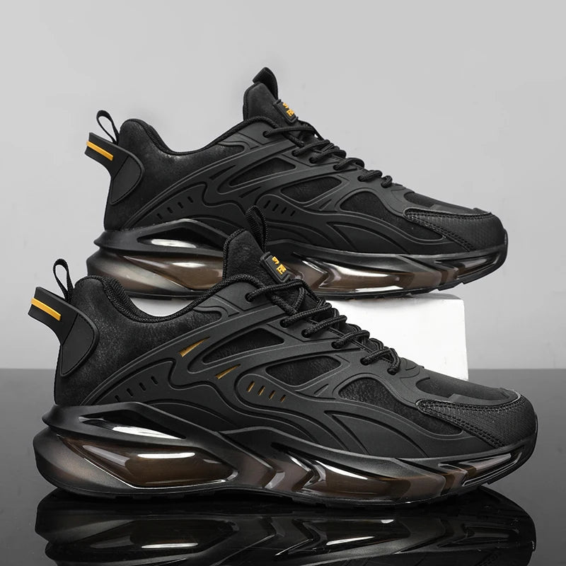 Men Shoes 2025 Casual Walk Air Cushion Marathon Breathable Lightweight Women's Comfortable Athletic Nonskid Sneakers