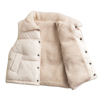 Boys Jacket Winter Autumn Girls Warm Coat Solid Fur Collar Cotton Casual Outerwear Children's Clothing For Kids Snowsuit Clothes