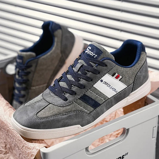 Men Shoes New 2025 Flats Walking Leather Casual Shoes Men Barefoot Wide-toed Shoes Wider Toe Casual Sneakes Large Size 47 48