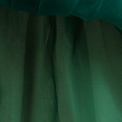 Girl Party Dress Wedding Prom  Children Christmas Princess Dress Green Ball Gown Children Birthday Party Dress 1 2 3 4 5 6 years