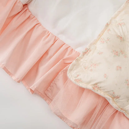 Girls Winter Jacket Clothes Hoodied Outerwear Coats for Baby Children Princess Floral Hooded Clothing Infant Outfits 1-4 Year