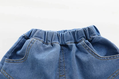 Boys' summer clothing 2025 new style summer new style baby shirt short sleeved two-piece set children's summer clothes