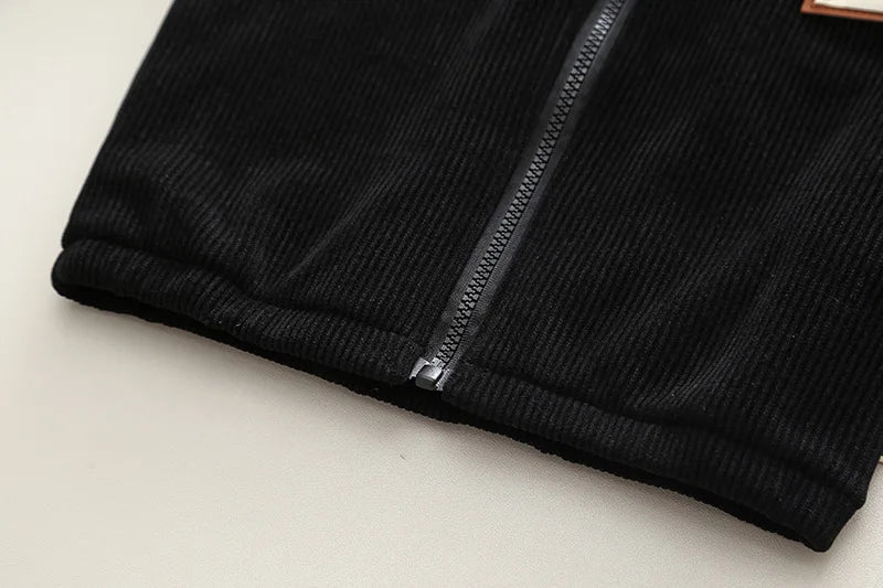 Winter New Baby Hooded Cotton Coat Long Sleeve Set for Boys and Girls' Vest with Velvet and Thickened Casual Three Piece Set