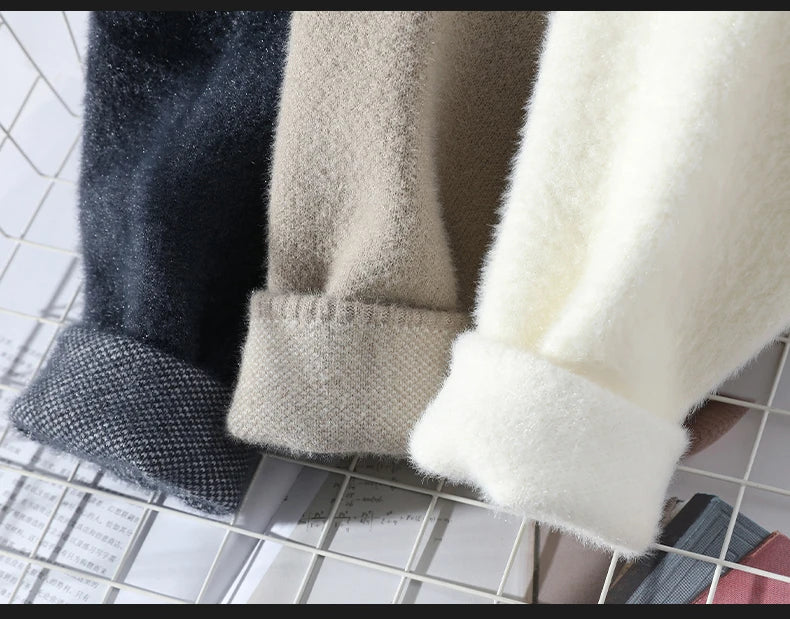 Fall Mens Christmas Cashmere Sweater O Neck Men Tops Quality Male Pullover Sweaters Thick Warm Pull Homme 2023