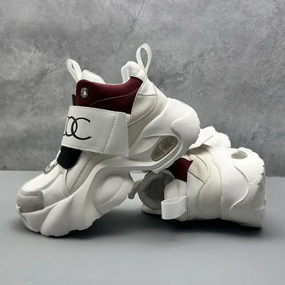 Men's Thick Soled Sports Shoes Fashionable and Versatile Trendy Street Style Men's Casual Shoes