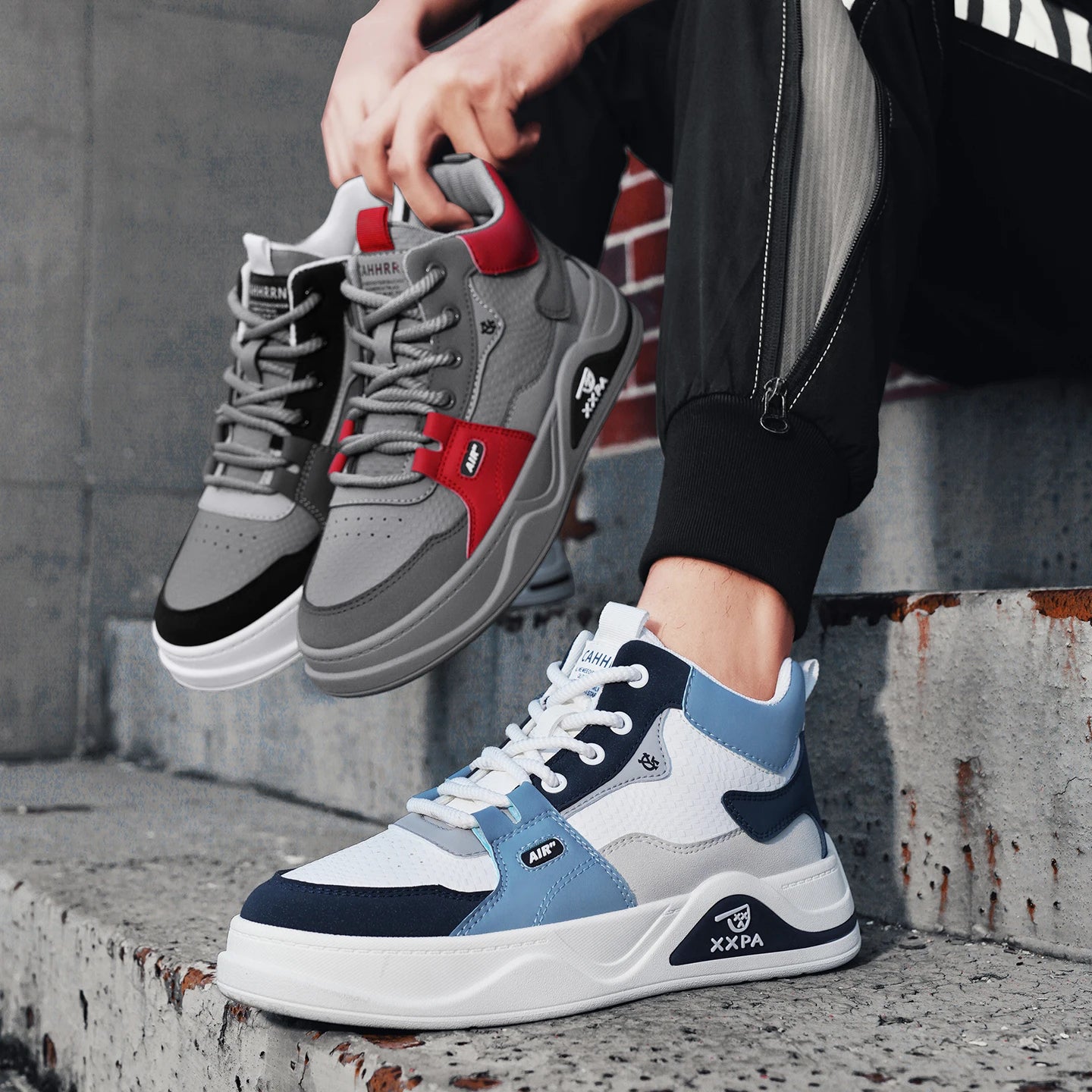 Men's Shoes - New 2025 Autumn/winter Style, Fashionable, Versatile, Casual, Trendy, Simple, Anti-slip, High-top Canvas Shoes