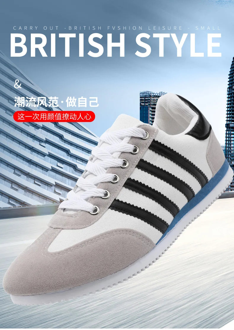 Men's Shoes Trend Casual Shoes for Men Breathable Flat Shoes Outdoor Fitness Free Sports Male Shoes Comfortable Vulcanized Shoes