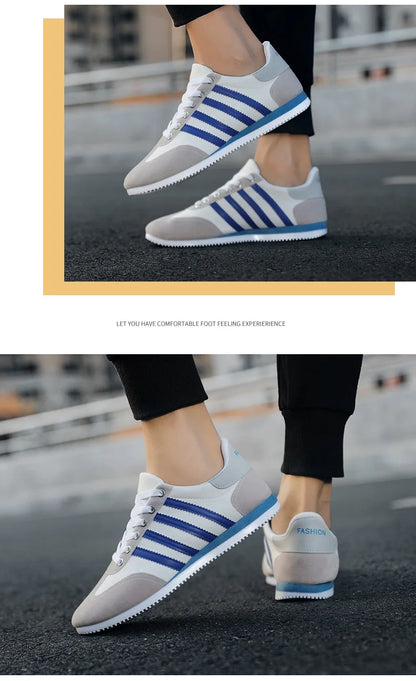 Men's Shoes Trend Casual Shoes for Men Breathable Flat Shoes Outdoor Fitness Free Sports Male Shoes Comfortable Vulcanized Shoes