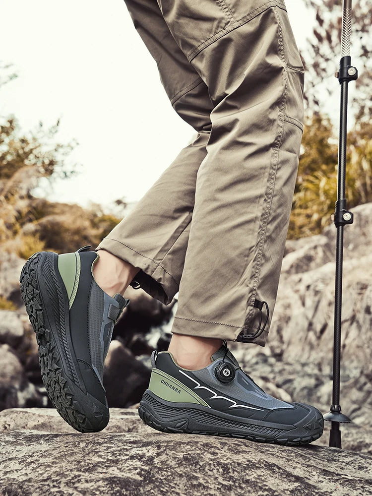 2025 new men's shoes work sports shoes fashionable casual shoes comfortable multi-functional low top shoes outdoor hiking shoes