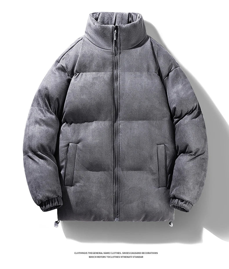 Men 2024 Winter Jacket Casual Thick Warm Windproof Outwear Fashion Hooded Down Parkas Coat