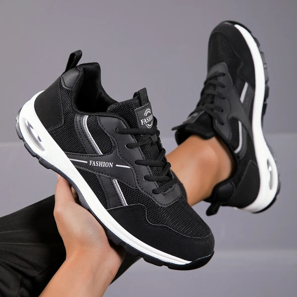 New Shoes for Men Spring Autumn Winter Lace Up Flat Sneakers Tennis Lightweight Comfortable Walking Shoes