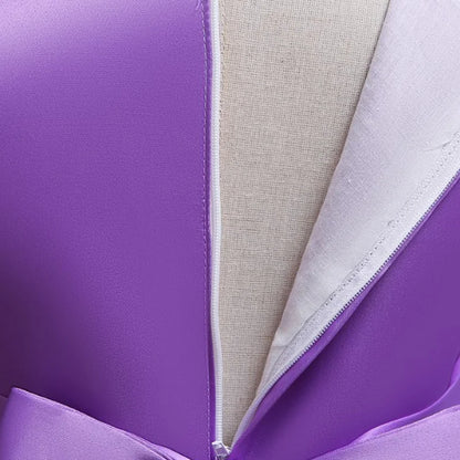 Girl's Ceremonial Dress Summer Mid-Calf Sleeveless Trailing Skirts Children's Dresses For Wedding Evening Party