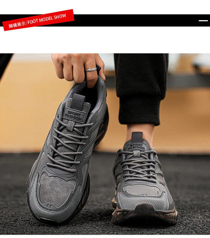 Men Shoes 2025 Casual Walk Air Cushion Marathon Breathable Lightweight Women's Comfortable Athletic Nonskid Sneakers