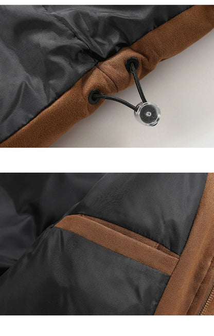 Men 2024 Winter Jacket Casual Thick Warm Windproof Outwear Fashion Hooded Down Parkas Coat