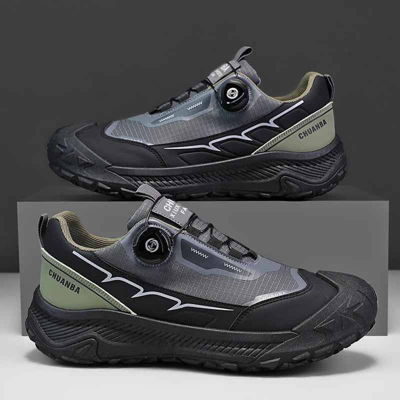 2025 new men's shoes work sports shoes fashionable casual shoes comfortable multi-functional low top shoes outdoor hiking shoes
