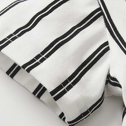 Baby Boys Summer Short Sleeve Lapel Bow Tie Romper with Suspender Shorts Beret Christening Birthday Wedding Party Gentlemen Suit