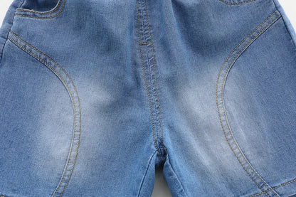 Boys' summer clothing 2025 new style summer new style baby shirt short sleeved two-piece set children's summer clothes