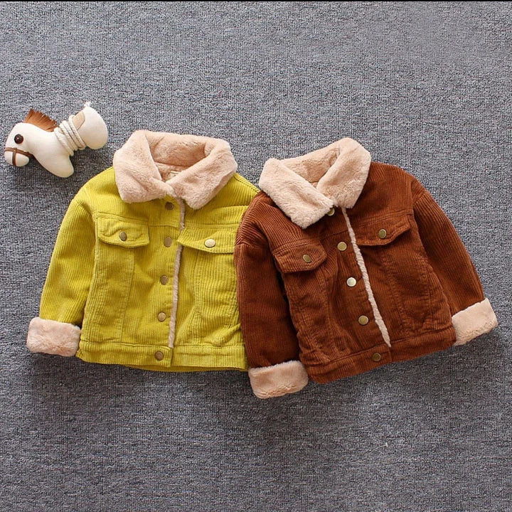 New Winter Fashion Baby Girl Clothes Children Boys Thicken Warm Jacket Kids Coat Toddler Casual Cotton Costume Infant Sportswear