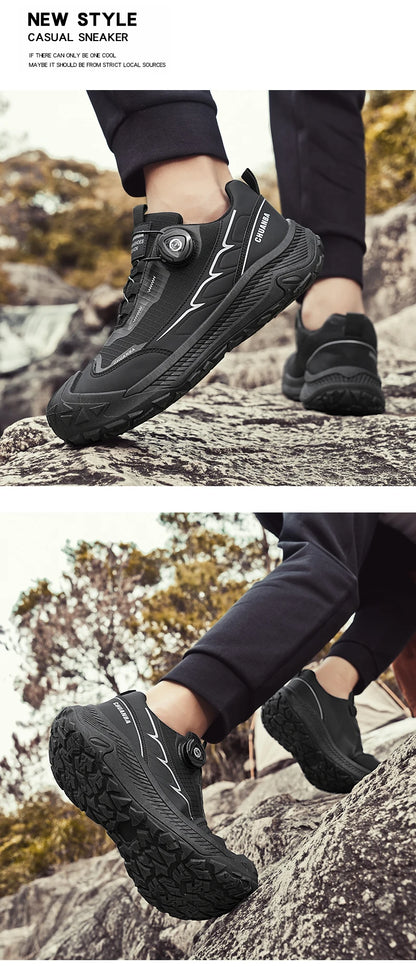2025 New Men's Shoes Work Sports Shoes Fashionable Casual Shoes Comfortable Multi-functional Low Top Shoes Outdoor Hiking Shoes