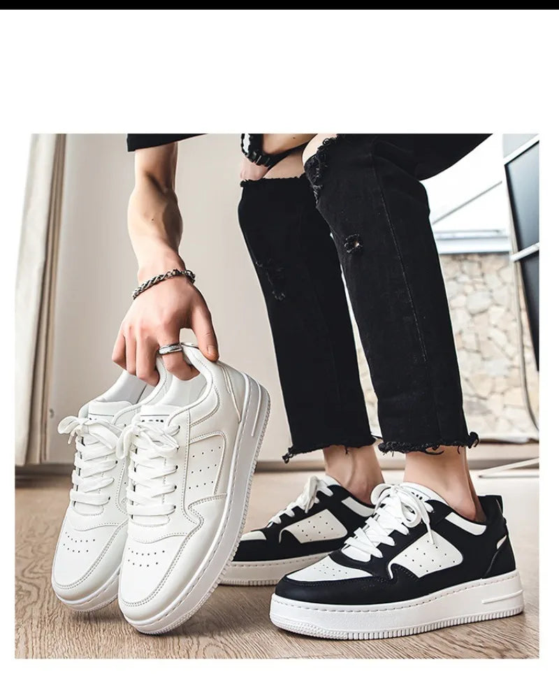 Men's Shoes Classic Black White Sneakers Fashion Tenis Training Shoes for Men Youth Student Sports Running Shoe New Casual Shoes