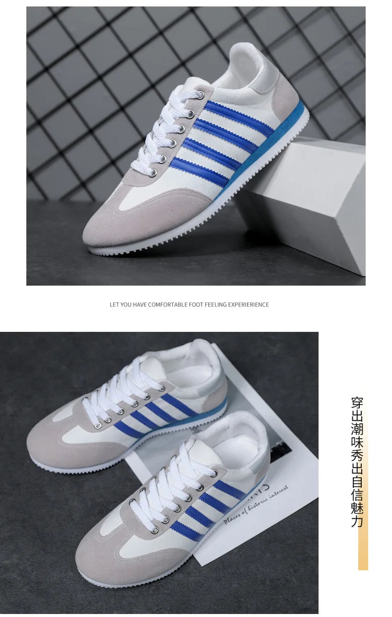 Men's Shoes Trend Casual Shoes for Men Breathable Flat Shoes Outdoor Fitness Free Sports Male Shoes Comfortable Vulcanized Shoes