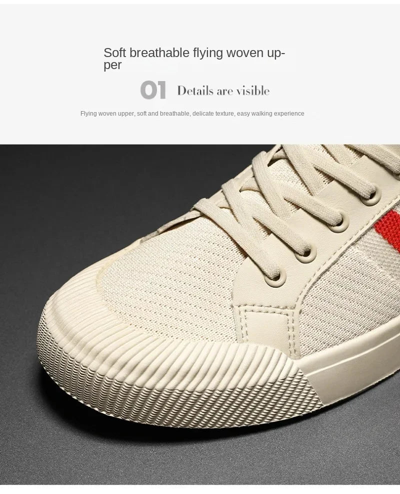 Fashion Sneakers for Men Light Mesh Breathable Outdoor Walking Loafers Male Flats Zapatos Para Hombres Luxury Men‘s Casual Shoes