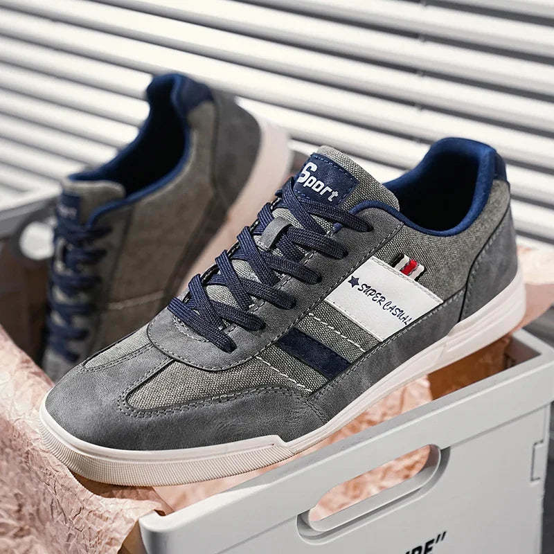 Men Shoes New 2025 Flats Walking Leather Casual Shoes Men Barefoot Wide-toed Shoes Wider Toe Casual Sneakes Large Size 47 48