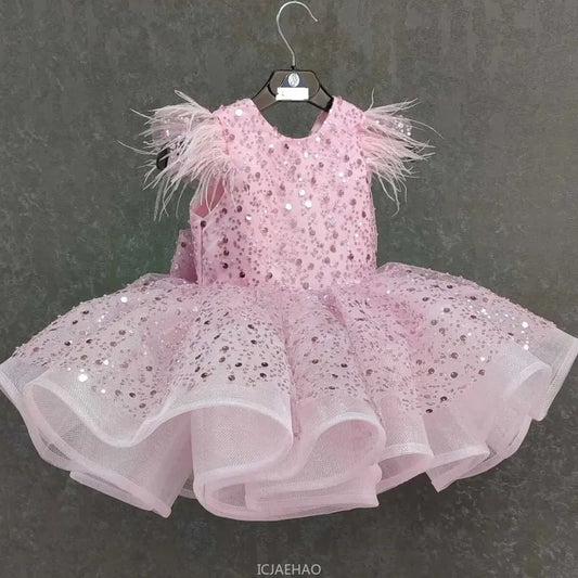 Girls Party Dresses Kid Princess Birthday Dress Costume Children Flower Girl Wedding Tutu Gown Vestido Piano Host Pageant Outfit