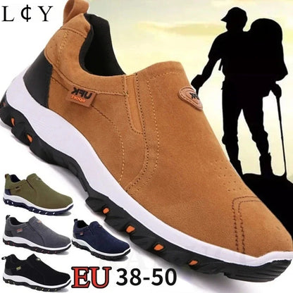 2025 New Men's Casual Sports Shoes for Outdoor Walking, Lightweight, Fashionable, and Comfortable Shoes, Size 38-50 Plus