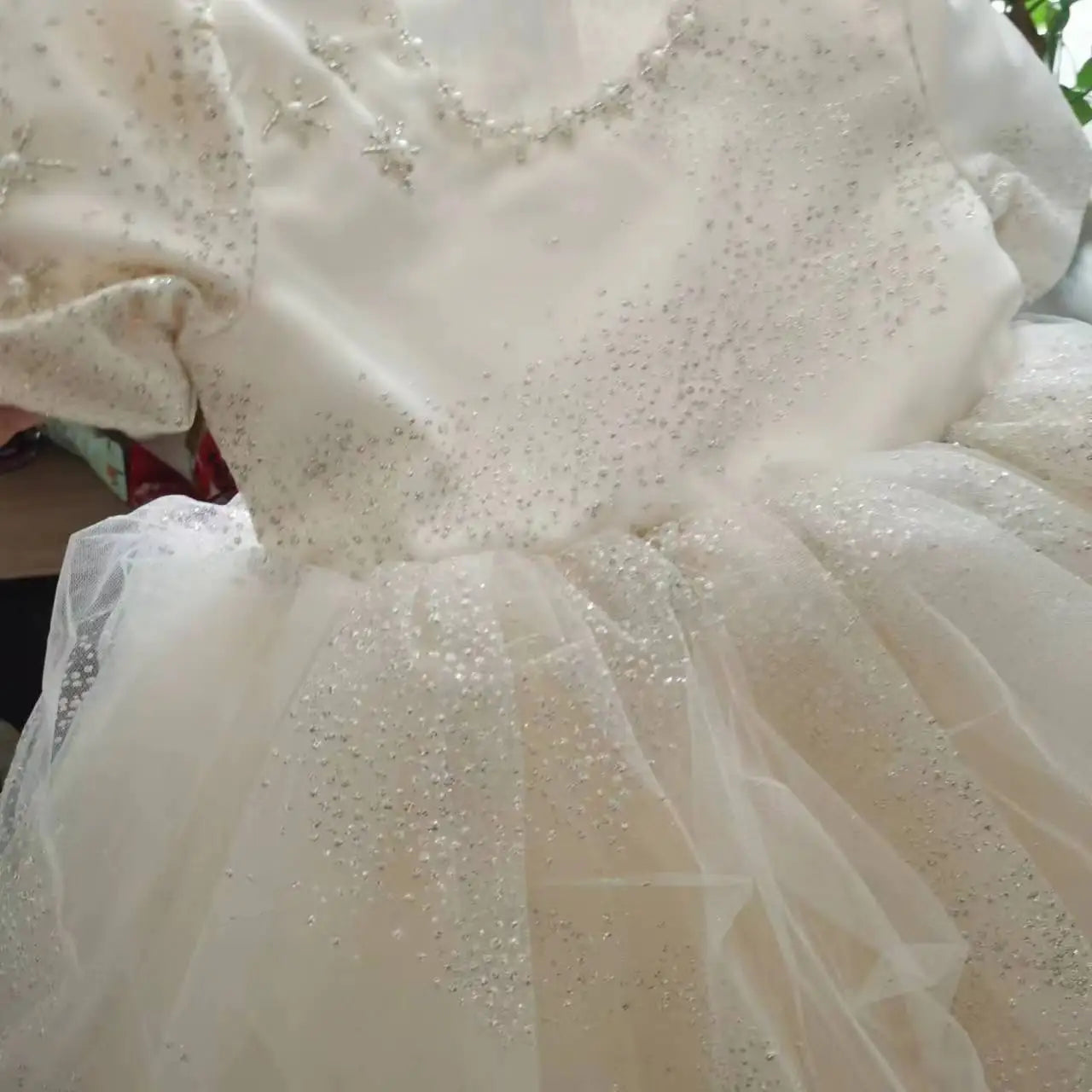 Party Dresses For Girl Flower Princess First Birthday Baby Girls Dress Baptism White Wedding Kids Dresses For Girl Toddler Gowns