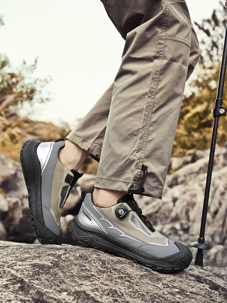 2025 new men's shoes work sports shoes fashionable casual shoes comfortable multi-functional low top shoes outdoor hiking shoes