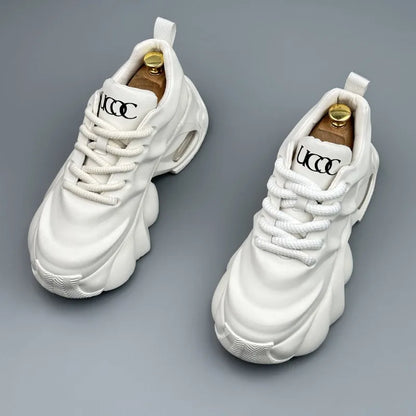 Men Shoes Designer Luxury Casual Sneakers Breathable Platform Shoes for Men Fashion Height Increasing Comfortable Non-slip Shoes