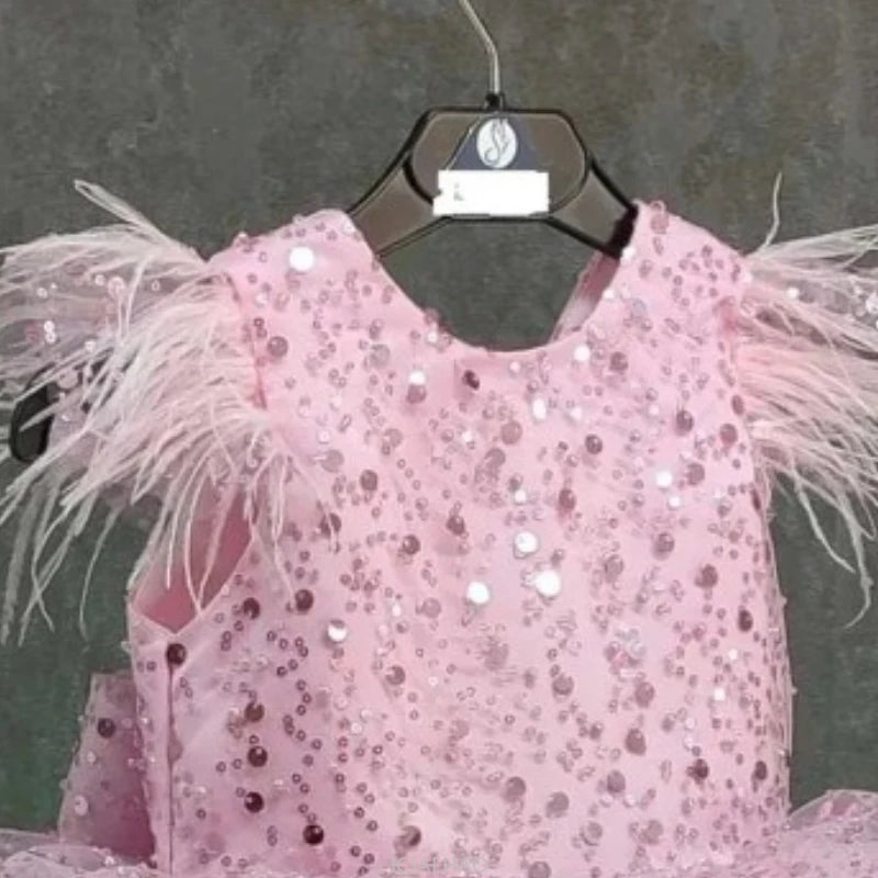 Girls Party Dresses Kid Princess Birthday Dress Costume Children Flower Girl Wedding Tutu Gown Vestido Piano Host Pageant Outfit