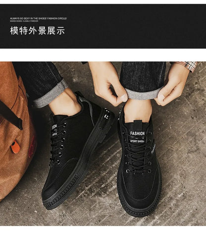 Men's Shoes Summer New Casual Sneakers Comfortable Wear-resistant Flat Shoes Student Breathable All-match Soft Sole Sports Shoes