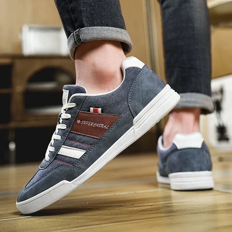 Men Shoes New 2025 Flats Walking Leather Casual Shoes Men Barefoot Wide-toed Shoes Wider Toe Casual Sneakes Large Size 47 48