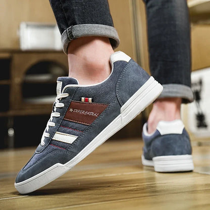 Men Shoes New 2025 Flats Walking Leather Casual Shoes Men Barefoot Wide-toed Shoes Wider Toe Casual Sneakes Large Size 47 48