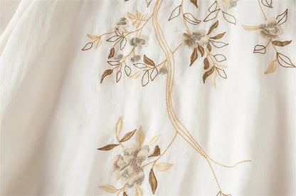 Summer Print Vintage Dresses For Women 2025 New Casual Long Thin Breathable Dress Femme Robe Office Lady Work Elegant Clothing