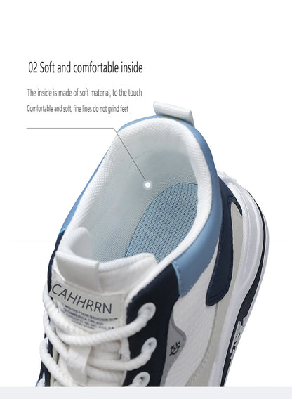 Men's Shoes - New 2025 Autumn/winter Style, Fashionable, Versatile, Casual, Trendy, Simple, Anti-slip, High-top Canvas Shoes