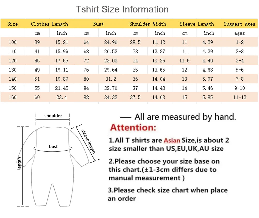 Boys Girl Summer Short Sleeve Children T-shirt Cartoon Birthday Digital Print Breathable Baby Tee Tops Y2k Kawaii Kids Clothing