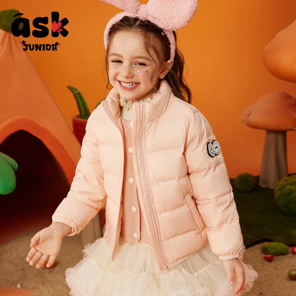 90 white duck down girls winter light fashion warm inside with down jacket