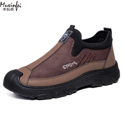2025 New Men's Shoes Fashion Autumn Sports Shoes Anti slip Versatile Leisure Outdoor Hiking Men's Shoes