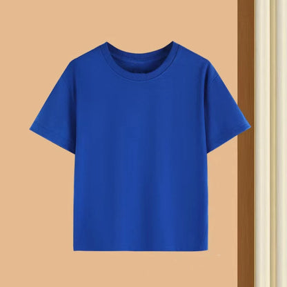 Boys Girl Summer Short Sleeve Children T-shirt Cartoon Birthday Digital Print Breathable Baby Tee Tops Y2k Kawaii Kids Clothing