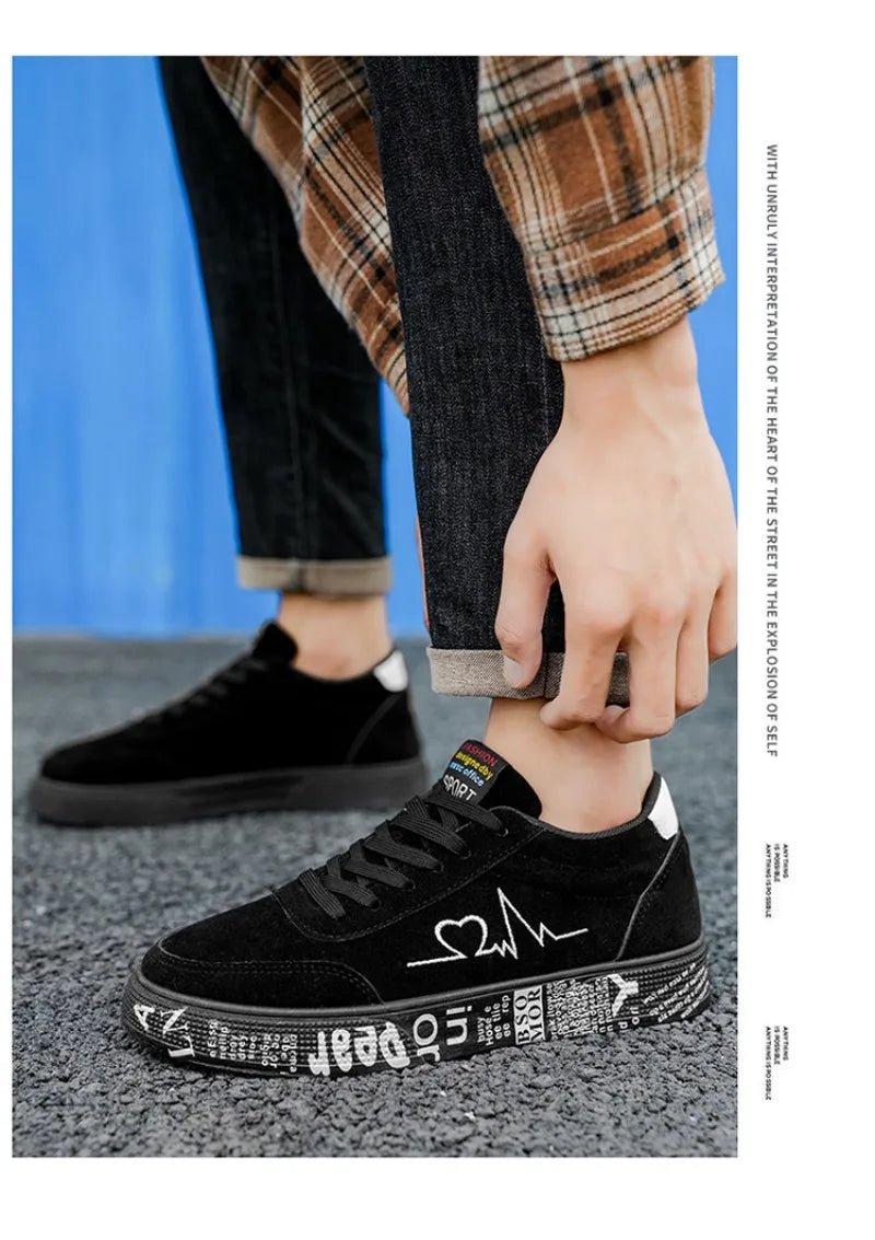 High-quality Fashion Shoes for Men Casual Flat Comfortable Men's Shoes Light Breathable Outdoor Walking Shoes Zapatillas Hombre