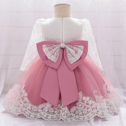 Christening Gown Dress for Girl Baby First 1st Birthday Dress Party Girl Baby In Stock