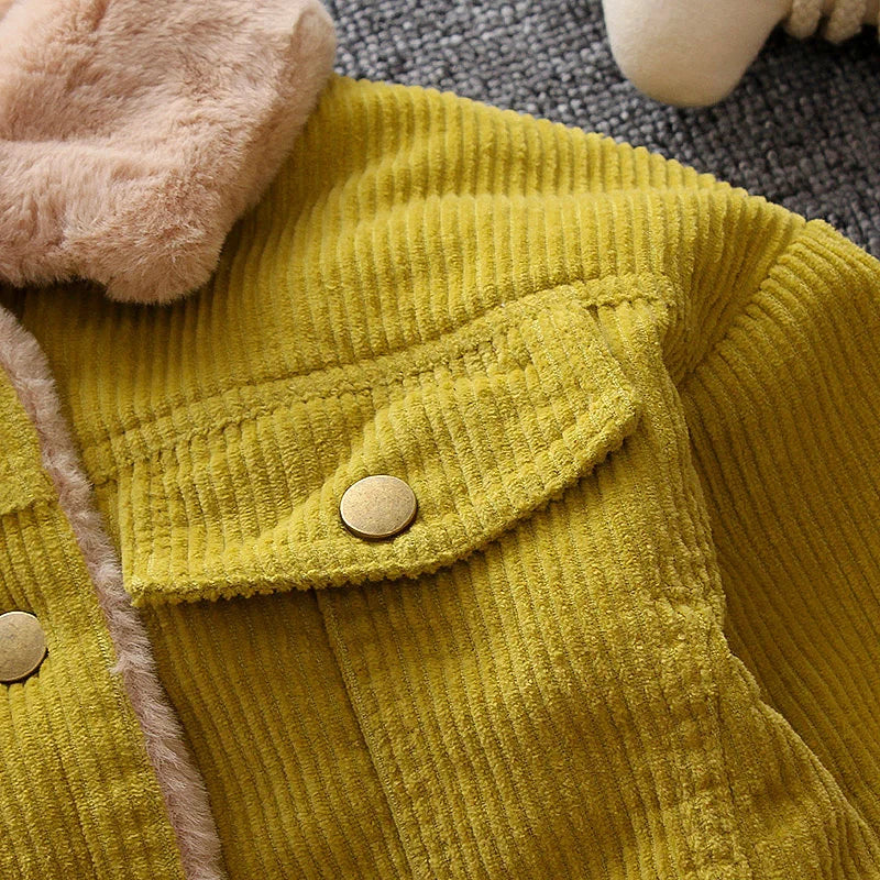 New Winter Fashion Baby Girl Clothes Children Boys Thicken Warm Jacket Kids Coat Toddler Casual Cotton Costume Infant Sportswear