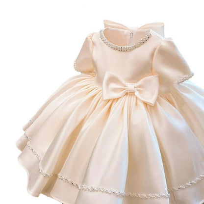 2025girls new flower girl wedding dress-year-old baby birthday party vestidos princess dress