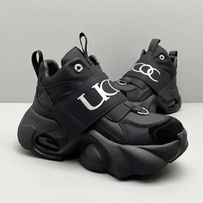 Men's Thick Soled Sports Shoes Fashionable and Versatile Trendy Street Style Men's Casual Shoes