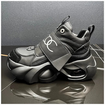 Men's Thick Soled Sports Shoes Fashionable and Versatile Trendy Street Style Men's Casual Shoes