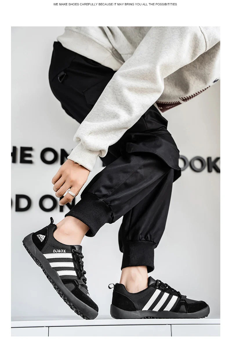 Men's Shoes Fashion Versatile Breathable Board Shoes Thick soled Trendy Casual Shoes