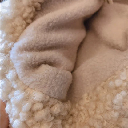 2025 New Winter Thickened Lamb Fur Vest Children's Warm Waistcoat Autumn 2-6 Years Girl's Thermal Coat New Boys Solid Clothes
